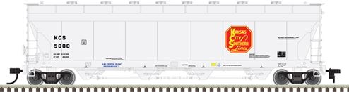 Atlas 20003771 HO Kansas City Southern Pressureaide Centerflow Hopper Car #5000