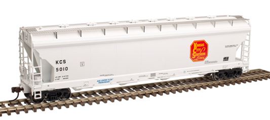 Atlas 20003772 HO Kansas City Southern Pressureaide Centerflow Hopper Car #5010