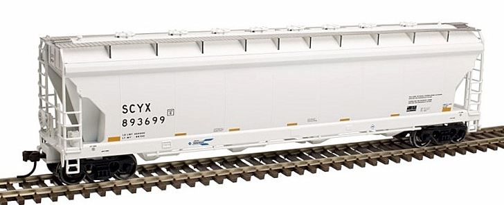 Atlas 20003781 HO First Union SCYX Pressureaide Centerflow Hopper Car #893699