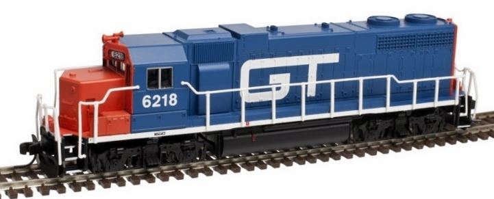 Atlas 40002746 N GTW EMD GP38 Low Nose Diesel Locomotive w/oDynamic Brakes #6218