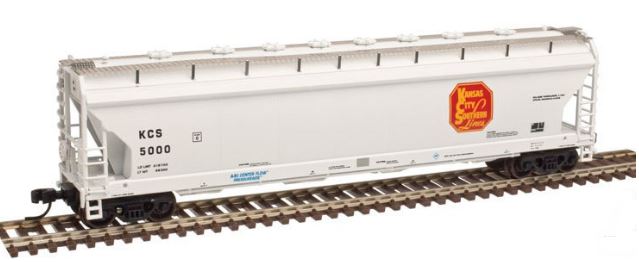 Atlas 50002707 N Kansas City Southern Pressureaide Centerflow Hopper Car #5000