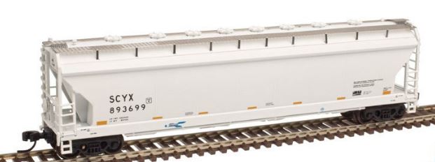 Atlas 50002717 N First Union SCYX Pressureaide Centerflow Hopper Car #893699