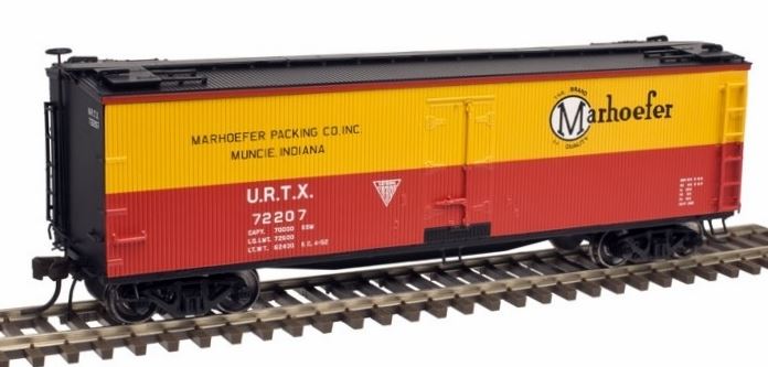 Atlas 20003808 HO Marhoefer Packing 40' Wood Reefer Car #72207