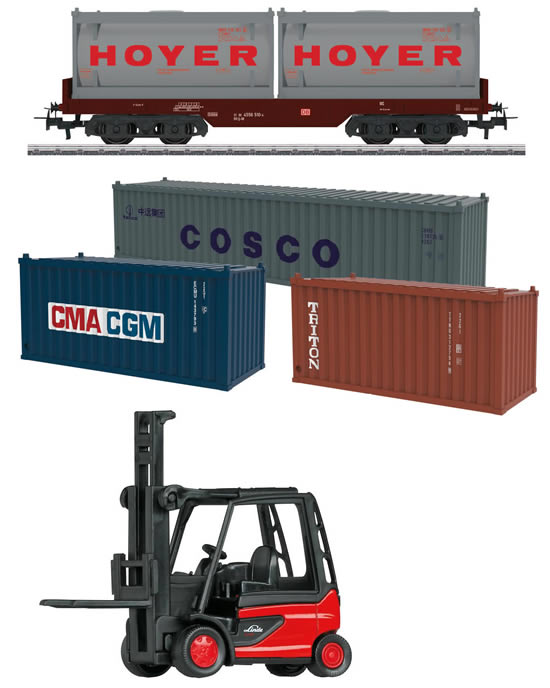 Marklin 78452 HO 3-Rail Container Logistics Extension Set