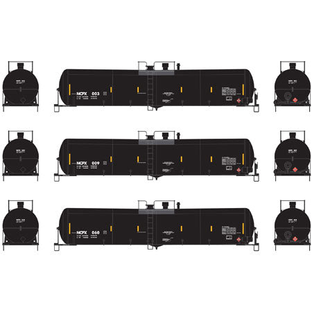 Athearn 6645 N NCPX 30,000-Gallon Ethanol Tank Car #1 (3)