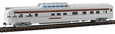 Con-Cor 41378 N Pennsylvania Budd 85' Corrugated-Side Dome-Observation Car