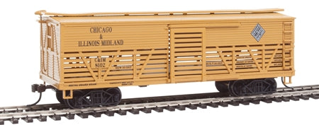 Con-Cor 52034 HO Chicago & Illinois Midland 1880’s- 1930’s Cattle Cars #1
