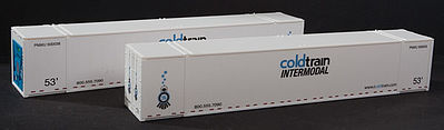 Con-Cor 0004-088159 HO Cold Train ThermoKing 53' Reefer Container Set #1
