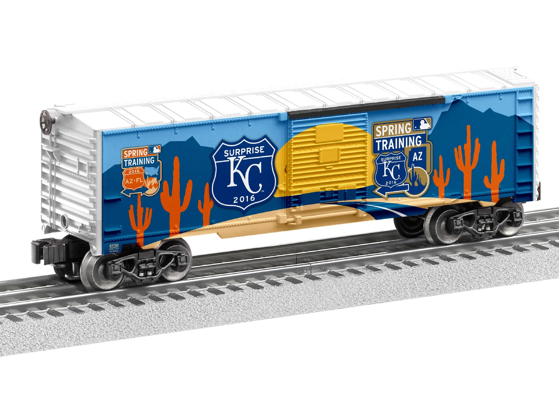 Lionel 6-83771 O USA MLB Kansas City Royals 2016 Spring Training Boxcar