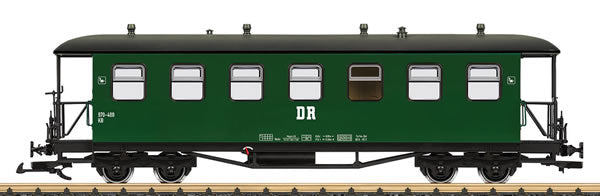LGB 36359 G German State Railways DR Steel 2nd Class Passenger Car #970-400