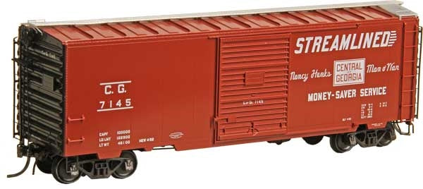 Kadee 5126 HO CG Nancy Hanks-Man O' War Logo 40' PS-1 w/8' Door Boxcar #7145