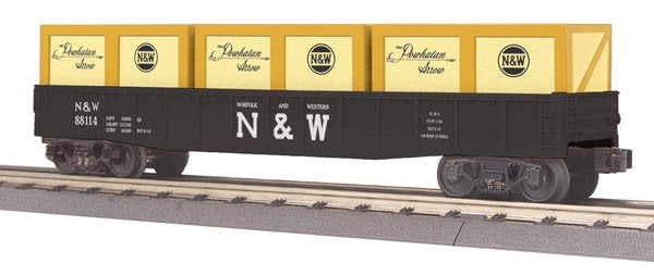 MTH 30-72137 O Norfolk & Western Gondola Car with Crates