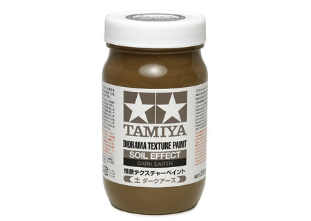 Tamiya 87121 Dark Earth Dark Earth Diorama Texture Paint - 250 ml Bottle