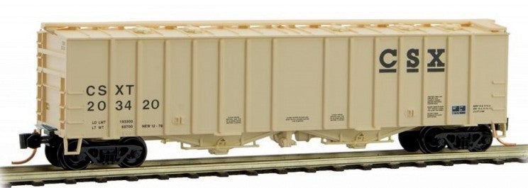 Micro Trains 09800031 N CSX 4180 cu ft Airslide Covered Hopper #203420