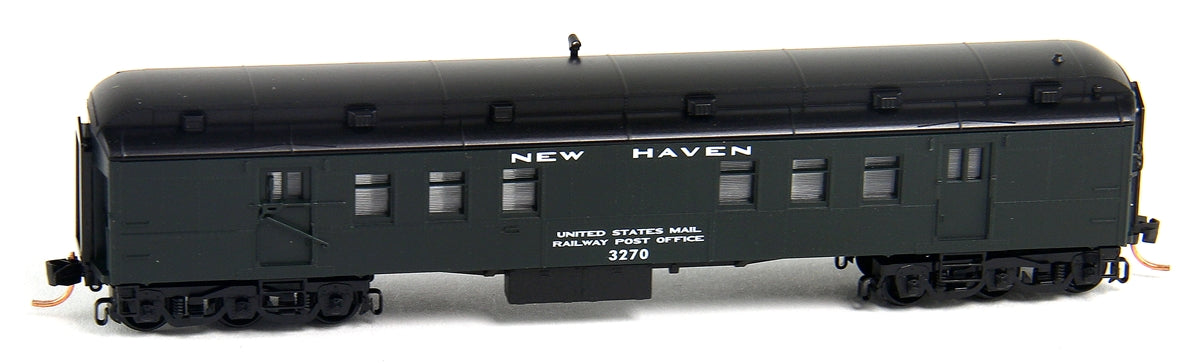 Micro Trains 14000100 N New Haven 60' RPO Heavyweight Passenger Car #3270