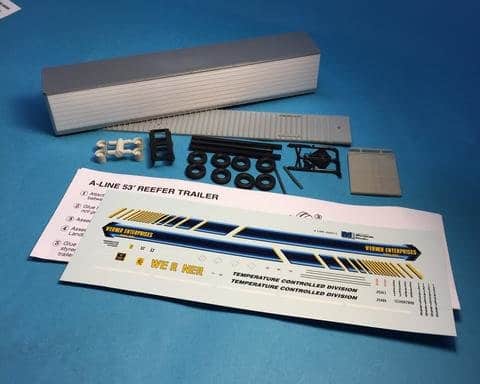 A-Line 50508S HO 53' Reefer Trailer Werner - Silver