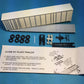 A-Line 50501 HO 53' Wabash Nat'l Plate Trailer Painted White with Silver Ribs