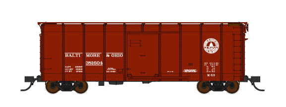 Fox Valley Models 30346 HO Baltimore & Ohio Wagontop Flat Door Boxcar #380288