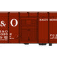 Fox Valley Models 90348 N Baltimore & Ohio Wagontop Young Door #380034