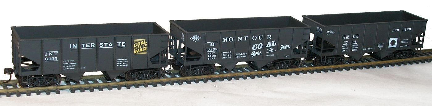 Accurail 8085 HO Coal Goes to War USRA Twin Hopper Kits