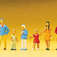 Preiser 10023 HO Standing Children Figures (Set of 6)