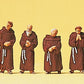 Preiser 10198 HO Franciscan Friars Figures (Set of 6)