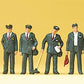 Preiser 10238 HO Italian Railway Workers Figures (Set of 6)