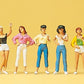 Preiser 10258 HO Standing Women Figures (Set of 7)