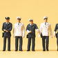 Preiser 10422 HO Working Era III Policemen Figures (Set of 6)