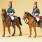 Preiser 10435 HO Republican Guards Mounted on Horseback Figures (Set of 2)