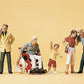 Preiser 10471 HO American Pedestrians Figures #2 (Set of 6)