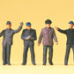 Preiser 14018 HO DB Railway Shunters Figures (Set of 6)