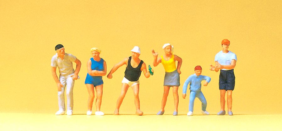 Preiser 14079 HO Spectators Figures (Set of 6)