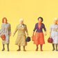 Preiser 14085 HO Female Commuters on Way to Railway Figures (Set of 6)
