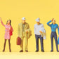 Preiser 14088 HO Waiting Passengers Figures (Set of 6)