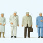 Preiser 14116 HO Standing Senior Citizen Passengers Figures (Set of 6)