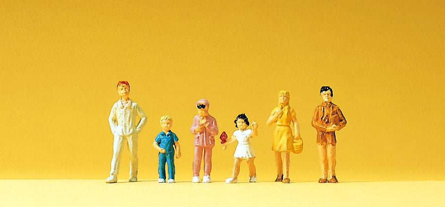 Preiser 14126 HO Standing Children Figures (Set of 6)