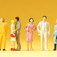 Preiser 14137 HO Standing Passers-By Figures (Set of 6)