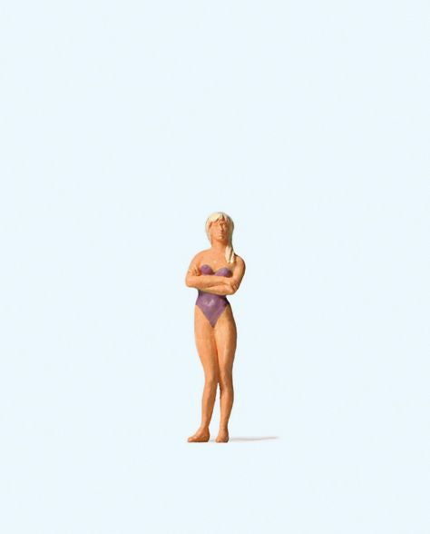 Preiser 28071 HO Standing Female Bather Figure