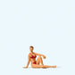 Preiser 28072 HO Seated Female Bather Figure