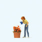 Preiser 28103 HO Scale Woman Watering Flowers Figure