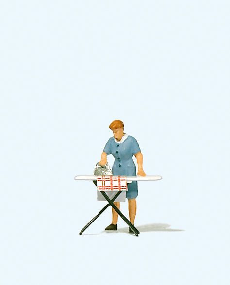 Preiser 28154 HO Woman Ironing Figure