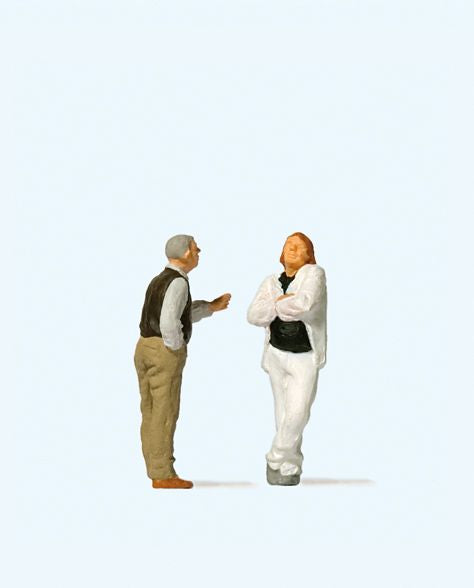 Preiser 28180 HO Arguing Couple Figures (Set of 2)