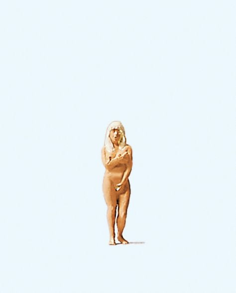 Preiser 29045 HO Scale Female Nude Taking A Bath Figure (Im Bade)