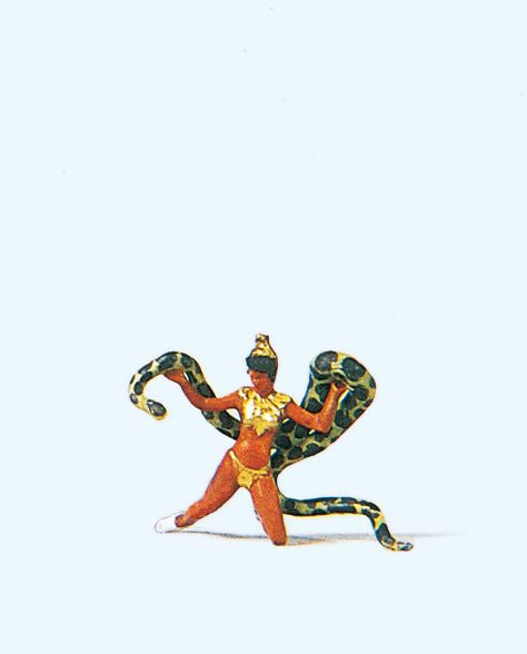 Preiser 29055 HO Dancing with a Snake Figure
