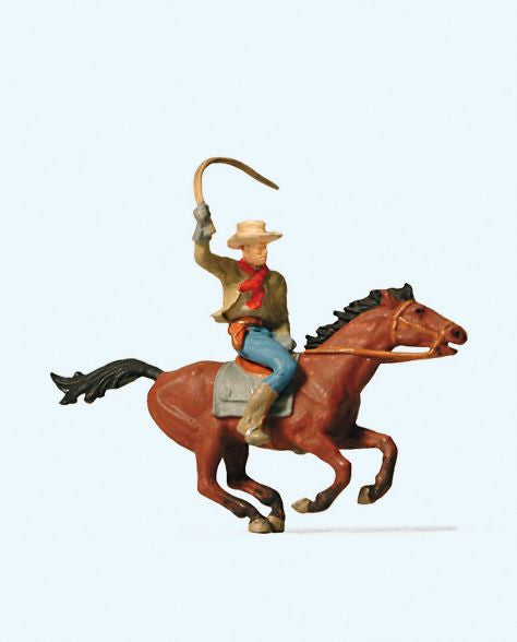 Preiser 29065 HO Cowboy on Horse Figures