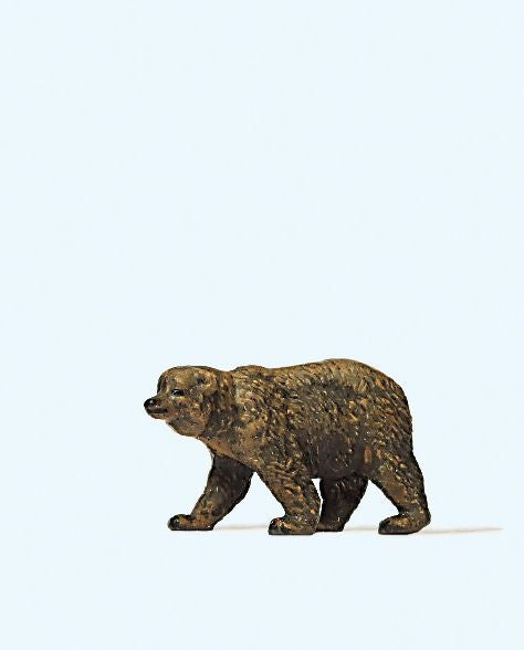 Preiser 29512 HO Animals - Brown Bear Figure