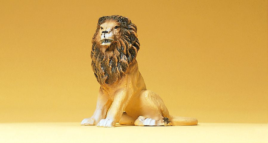 Preiser 47505 G Animals - Lion Sitting Figure