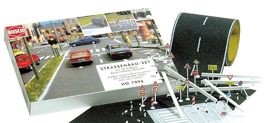 Busch 7097 N Road/Pavement Construction Set Complete Set