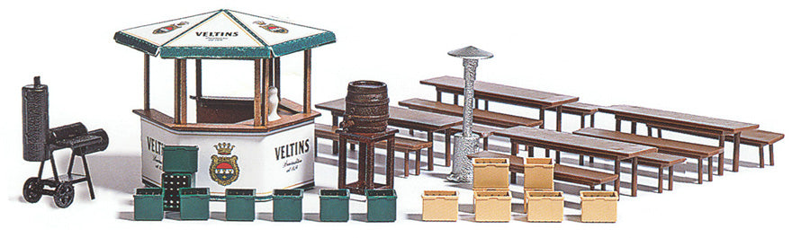 Busch 1048 HO Beer Garden Accessories